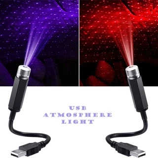 Luzes Românticas De Projetor Estrela De Tejadilho Automático , De Noite USB Flexíveis Para Todos Os Carros Luz De Decoração De Teto Atmosfera Ambiente Interior