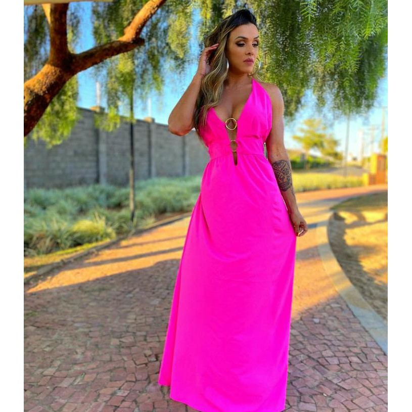 Vestidos rosa online fosforescente