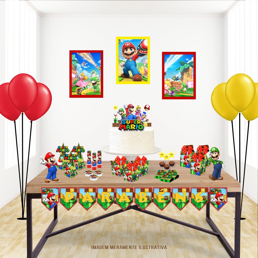 Decoração Festa Super Mario