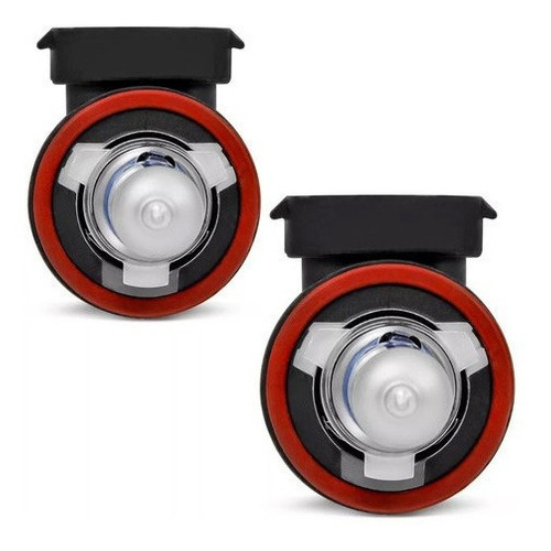Par Lâmpadas Super Branca H16 6000k 19w 12v Rt 1080
