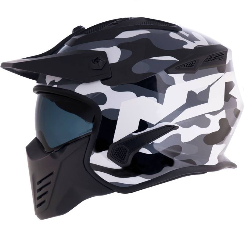 Capacete Moto Norisk Darth Preto Fosco 4 Em 1 Lj @#