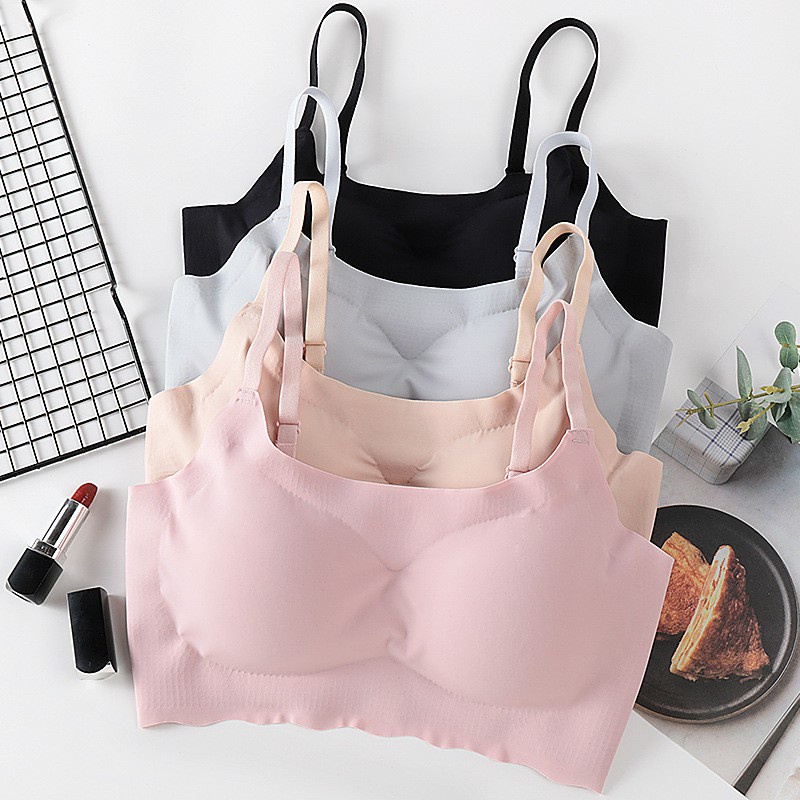 Sutiã Push-Up Feminino Seda Fria Sem Marca / Não Marca / Peito Envolto ...