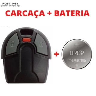 Capa Controle Fiat Alarmes Pósitron Uno Palio Siena Strada + Bateria