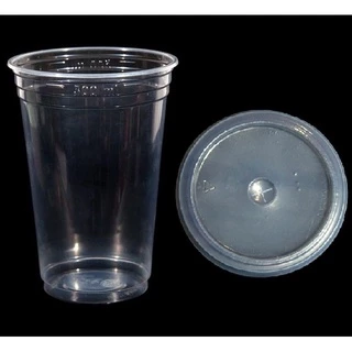 Copo Descartável 300ml Açaí Pp Liso Com Tampa 100 Unidades