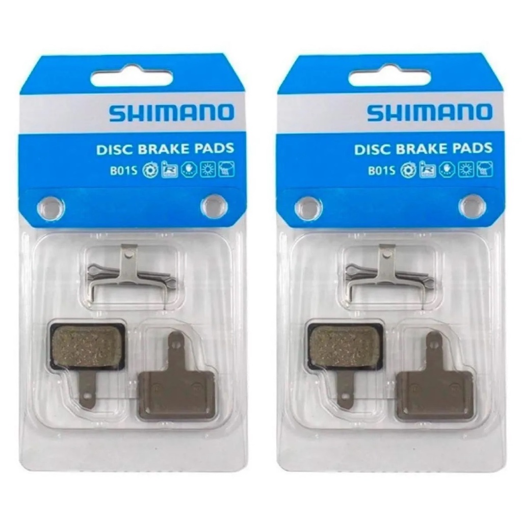 Pastiglie Freni Mtb SHIMANO B01S 2 PISTONI/PATTINO IN RESINA PASTIGLIE DISCO DEORE - Manzo Cicli Pastiglie Freni Shimano Xt - Foto 9