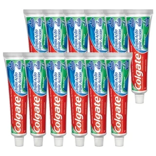 Kit Creme Dental Colgate Tripla Ação Menta Original 90g com 12 unidades em Oferta na Shopee