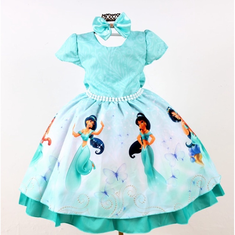 Vestido da hot sale princesa jasmine