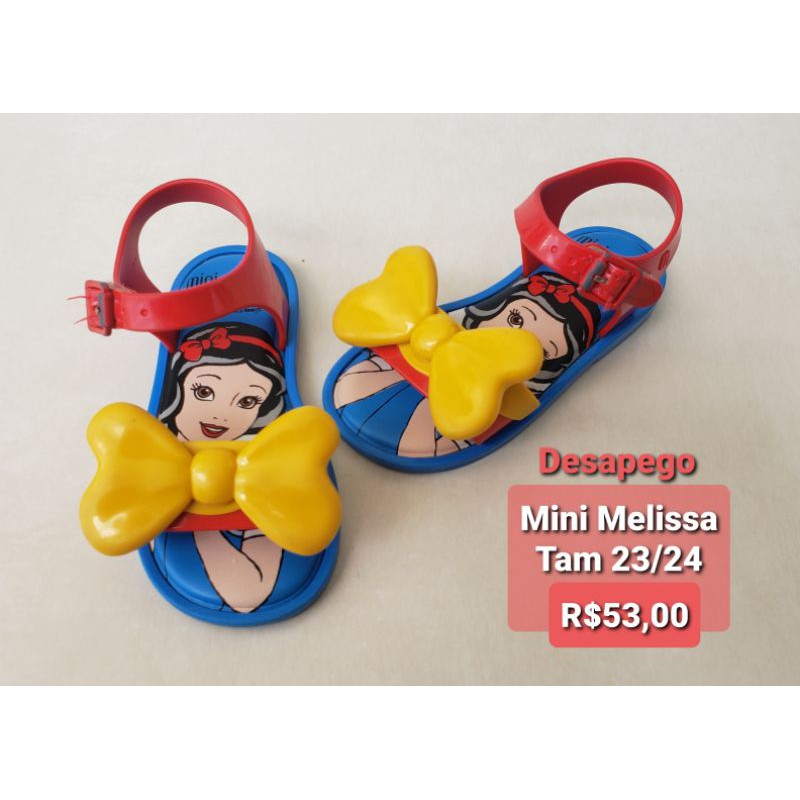 Sandalia branca sale de neve melissa