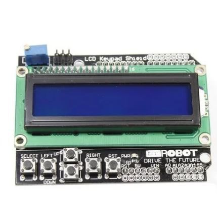 Display Lcd Keypad Shield 16x2 1602 Teclado Botoes Arduíno, Esp8266