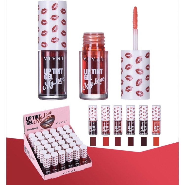Lip Tint Gel Vivai 3080.1.1 Shopee Brasil