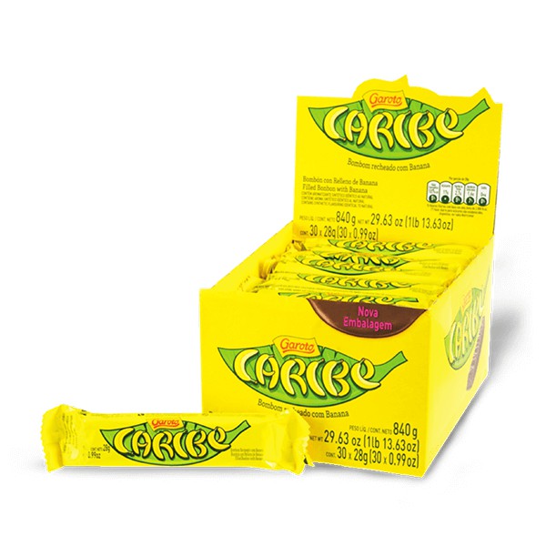 Chocolate Caribe Caixa Com 30 Unidades Garoto Atacado Shopee Brasil