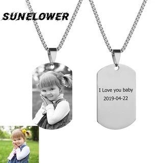 Colar Com Pingente De Nome Personalizado Gravado Em Aço Inoxidável