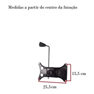 Flange Para Cadeira De Escritório C Relax Cadeira 25,5 Cm