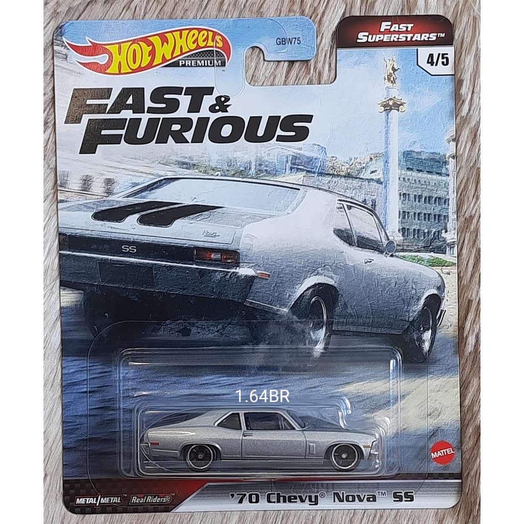 Hot Wheels premium Velozes e Furiosos-70chevy Nova Ss Grk50 - MATTEL -  Carrinho de Brinquedo - Magazine Luiza