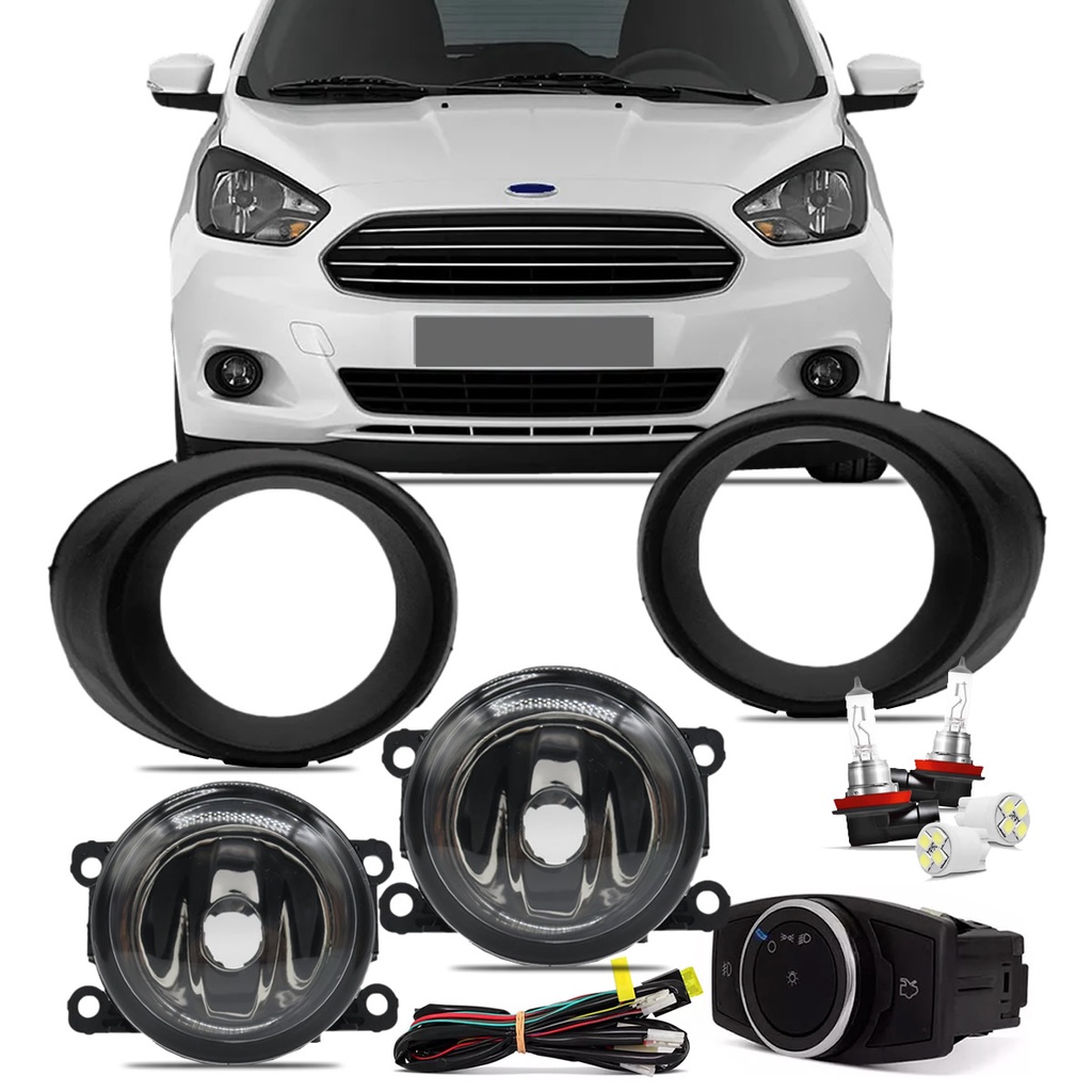 Kit Farol De Milha Ford Ka KA + 2015 2016 2017 2018 Bt Mod Original ...