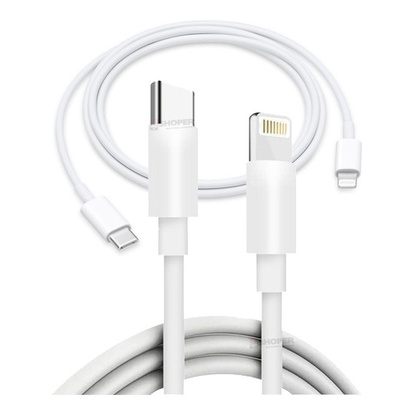 Cabo Carregador Usb C Tipo C Para Lightning IPhone 12 Pro 7 8 11 X