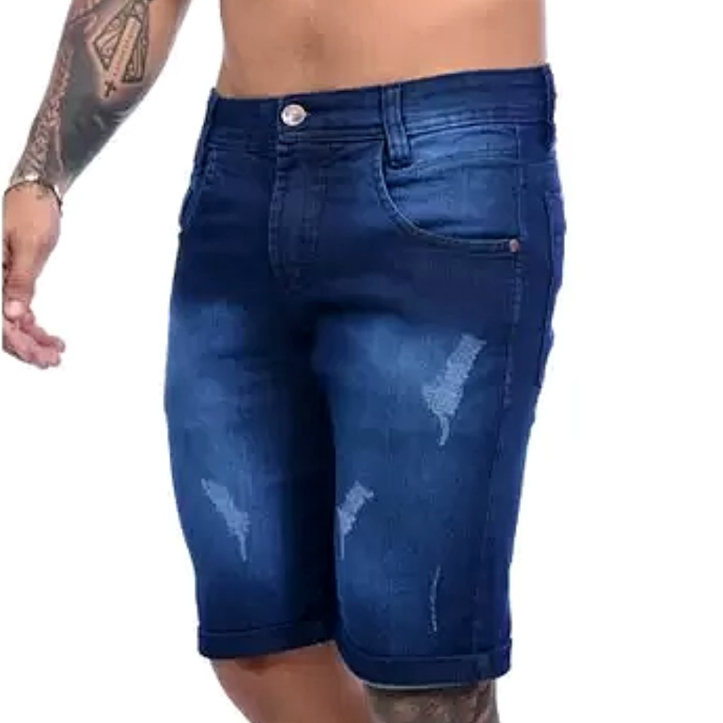 Promoção de best sale bermuda jeans masculina