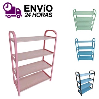Prateleira Sapateira Organizador Multiuso 4 Andares Com Forro 58cm X 40cm