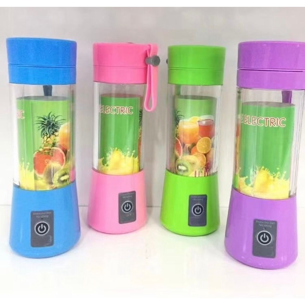 Mini Liquidificador Portátil Shake Take Juice Cup Lâminas Recarregável Cabo USB Shopee Brasil