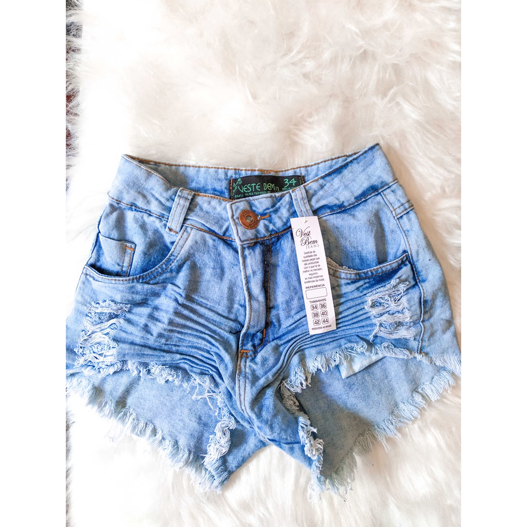 Shorts jeans sale feminino 34