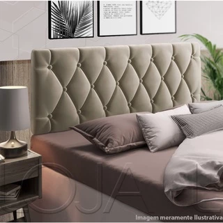 Cabeceira Painel Estofada Casal 1,60 Dobrável Cama box Queen Paris Varias Cores
