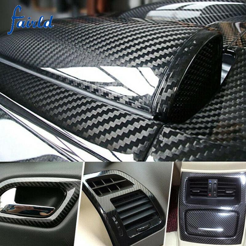 Adesivo Para Carro Peças De PVC Painel De 7D Vinil De Fibra De Carbono ...