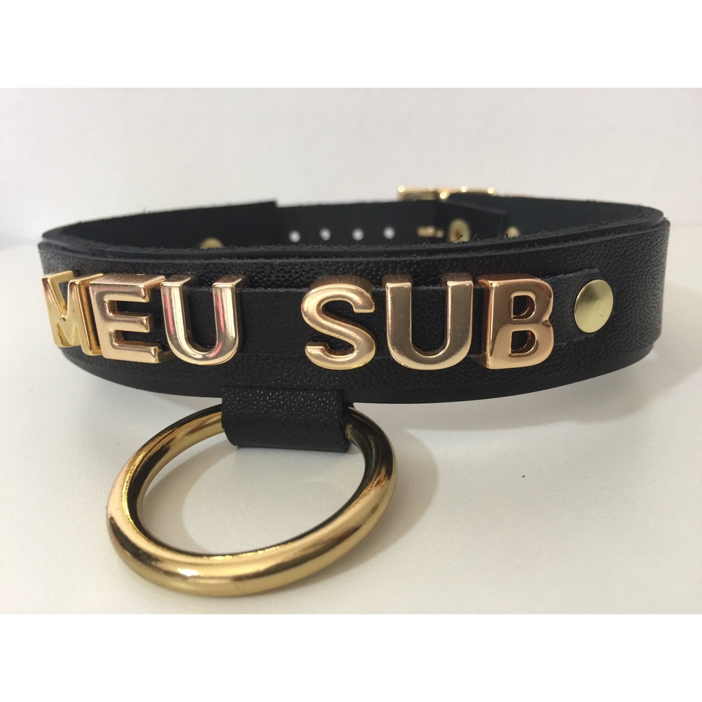 Coleira Fetiche BDSM submissão