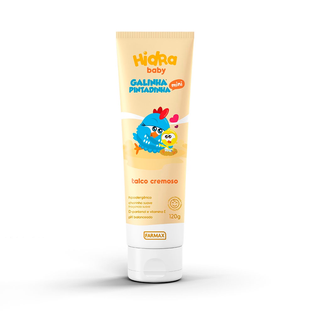 Talco Cremoso Hidrababy Galinha Pintadinha Mini 120Gr Farmax | Shopee ...