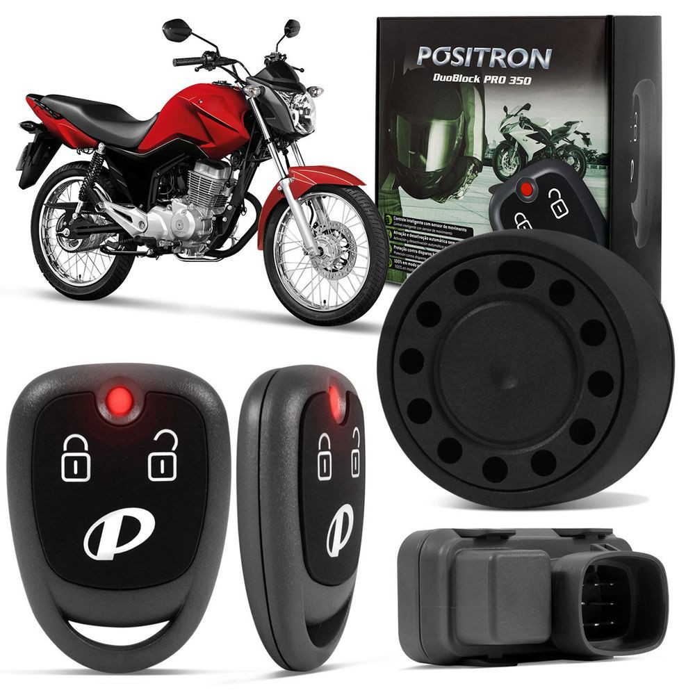 Alarme Moto Universal Pósitron Duoblock PRO G8 Universal Função ...