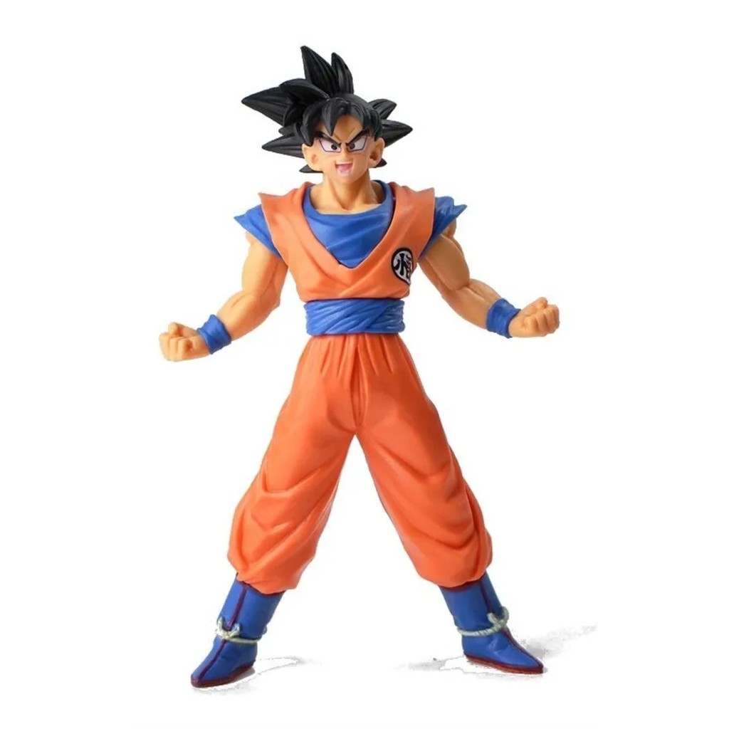 Boneco Dragon Ball Z - Goku Cabelo Preto Son Goku Figure