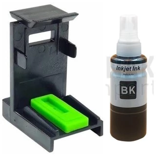 Kit 20 Recarga Snap Fill para Cartuchos + Tinta Corante 100ml Preta