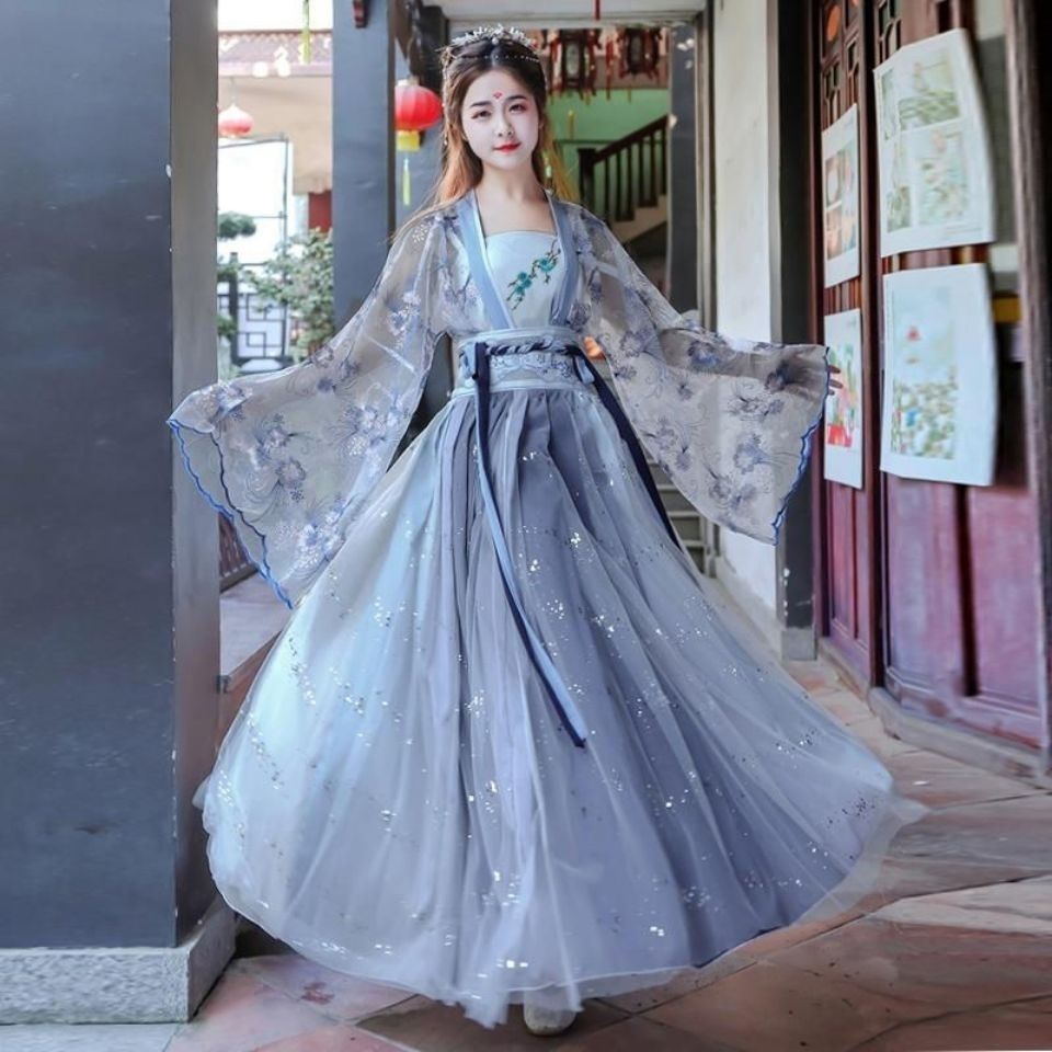 Novo filme Cinderela Princesa Cinderela Vestido Para Mulheres Adultas Azul  Deluxe Cinderela Cosplay Costume Girl Vestido de Noiva