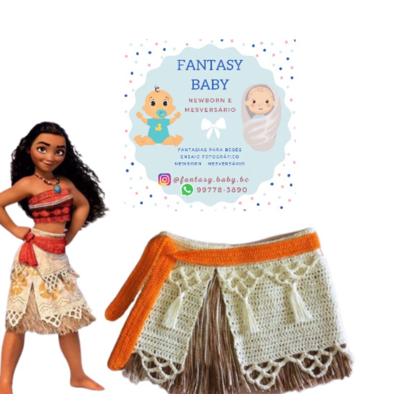 Fantasia Moana Baby - Moda babys - Fantasias para Crianças - Magazine Luiza