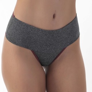 Kit 10 Calcinha Cós Fit Cintura Alta Tecido Duplo Microfibra Adulto Mescla Feminino Forro 100% Algodão