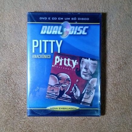 Pitty Dual Disc DVD + CD Anacrônico - Novo | Shopee Brasil