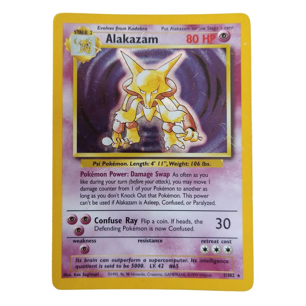 Alakazam (1/102) [Base Set Unlimited]