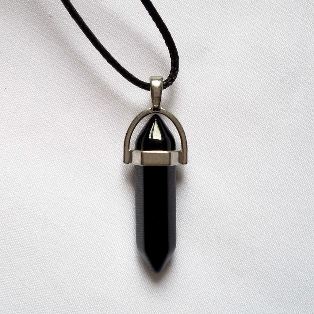 Colar em Obsidiana Negra – Quantum Gem – Santo Stilo