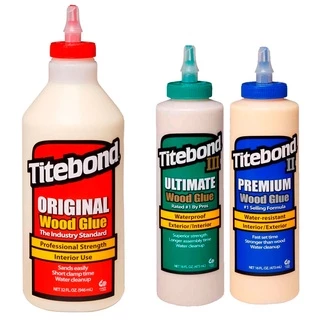 Kit Cola para Madeira II Premium e III Ultimate 473ml e Original 946ml Titebond