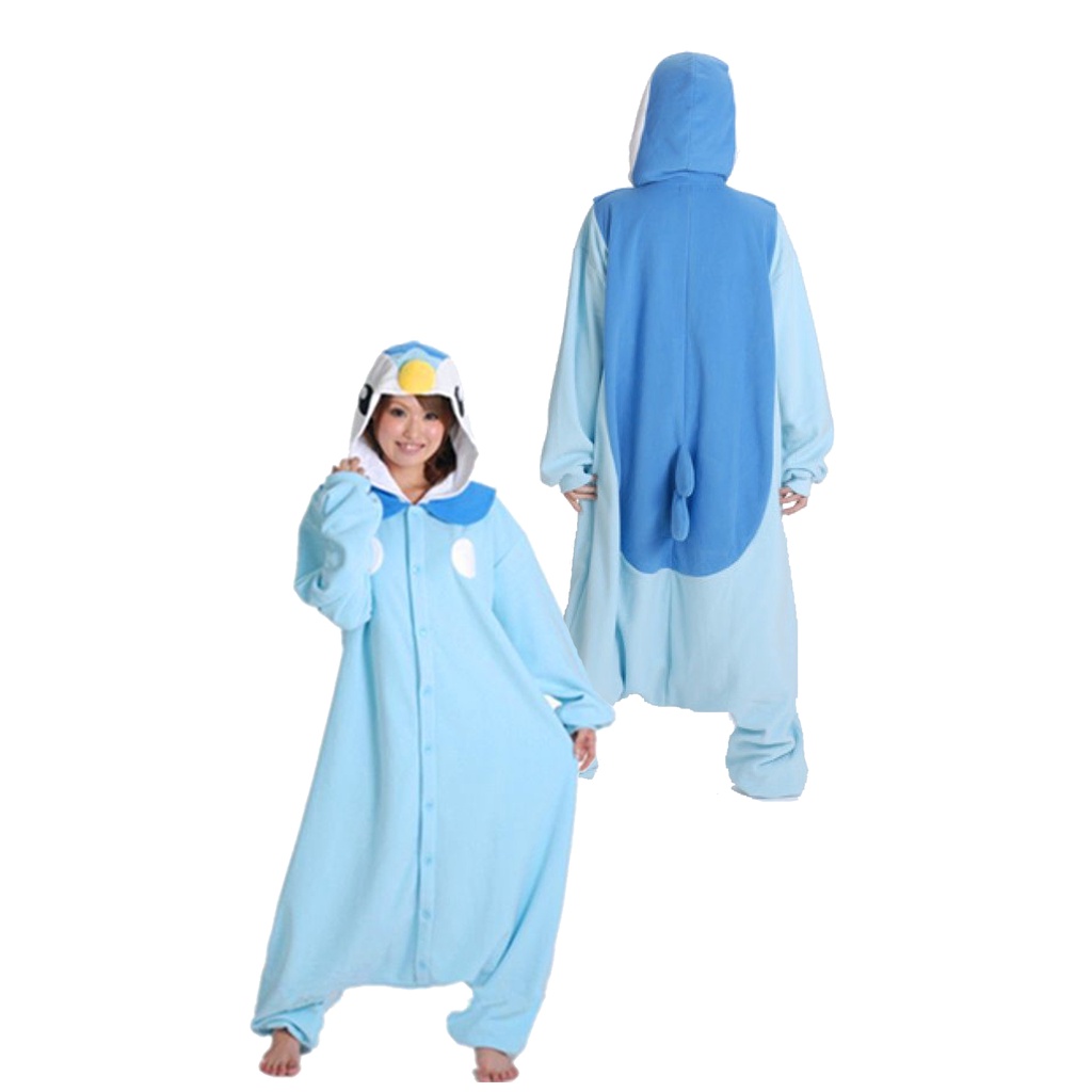 Pijama Piplup Macacão Adulto Promoção Kigurumi Piplup Pokémon Original