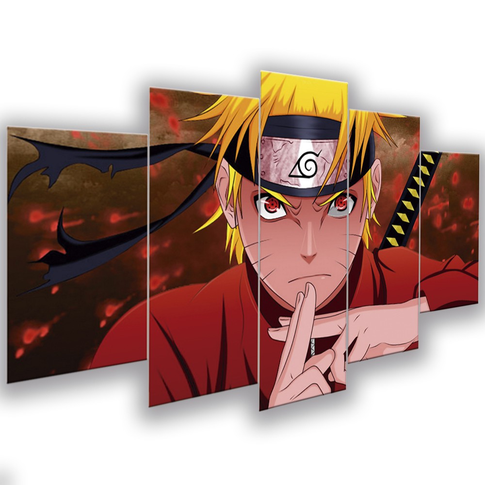 Quadro decorativo Desenho Naruto Kurama Anime Arte para sala quarto em  Promoção na Americanas