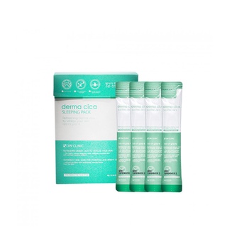 3w clinic derma cica sleeping pack 4g 20 pcs