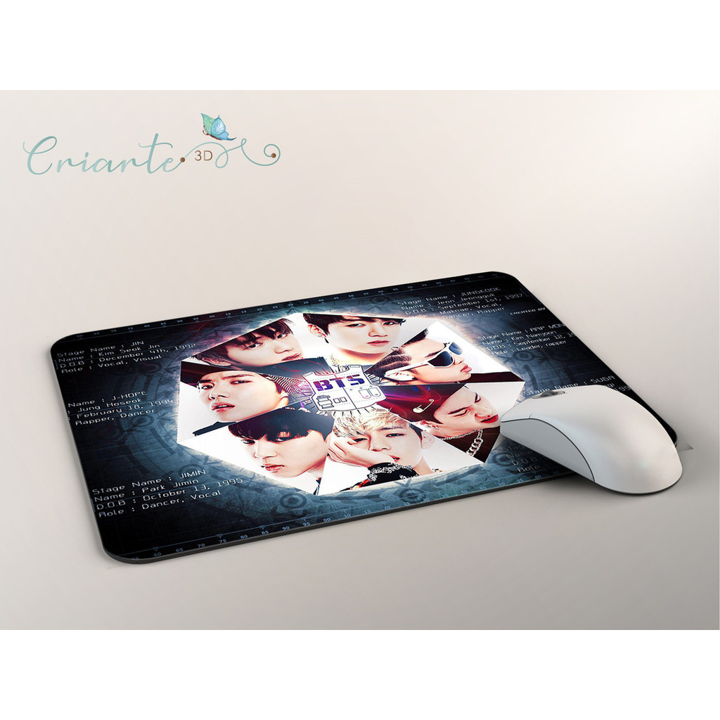 Mouse Pad Coleção BTS Modelo #07 | Shopee Brasil