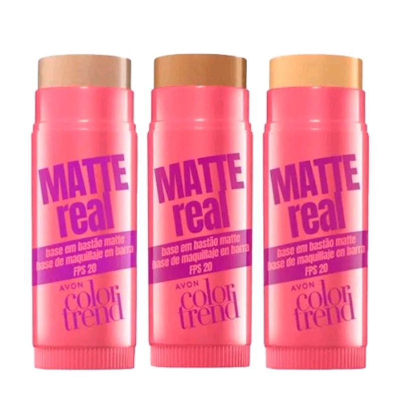 Base Matte Real em Bastão FPS20 6,5g Avon Color Trend | Shopee Brasil👺 ...