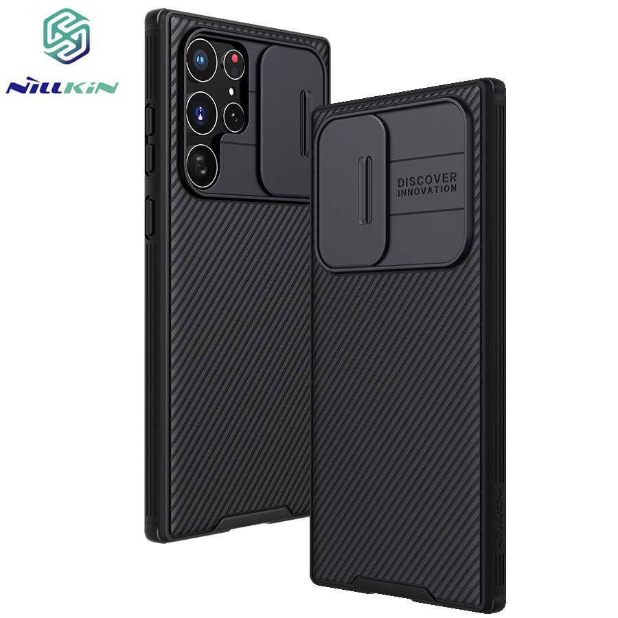 Nillkin Para Samsung Galaxy S23 S22 S21 S20 FE Nota 20 Ultra Plus A54 A53 A73 A52 5G Estojo CamShield Proteção Da Lente Câmera À Prova De Choque PC TPU Capa De Telefone De Luxo