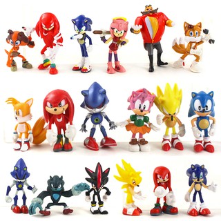 Pack Com 5 Personagens Sonic - Sunny 3440 - Noy Brinquedos