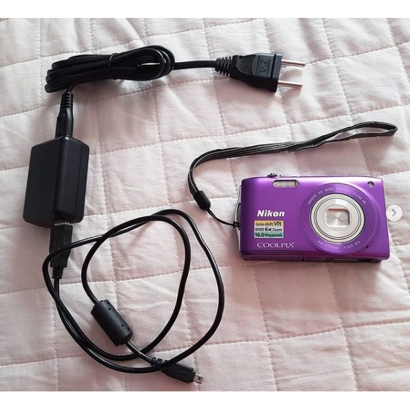 Câmera Digital Nikon Coolpix S3300 | Shopee Brasil
