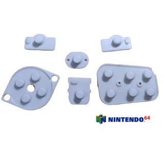 Kit De Borrachas Condutivas Reparo Controle N64 Nintendo 64