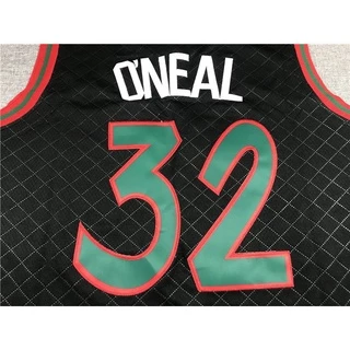 Camisa Nba Orlando Magic 32 # O Neal 2021-2022 Nova Camiseta De Basquete Xadrez Retrô Preta q8jD O6DW