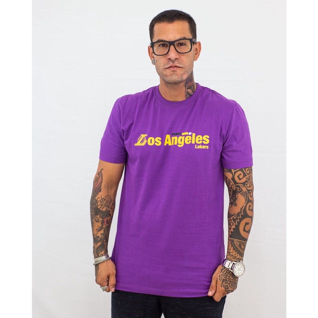 CAMISETA NEW ERA EXTRA FRESH TAPE LAKERS - EGO STORES