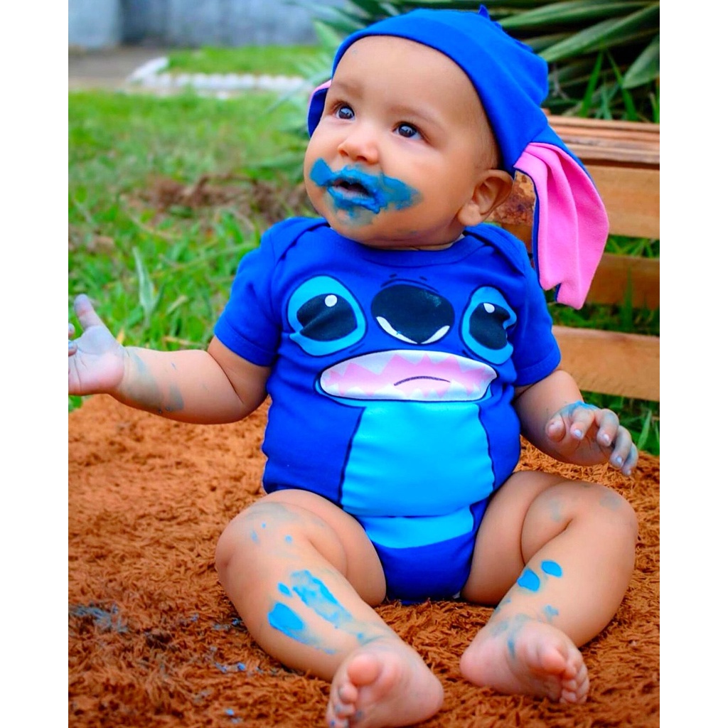 Body Infantil Da Disney, Roupas Para Bebês Com Estampa Lilo